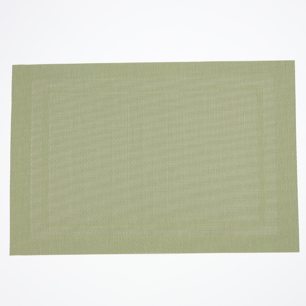 Teslin doble-Marco PVC placemat hotel de estilo Chino compartimiento estera de mesa estera taza de té estera para barra de bar engrosada mantel a rayas