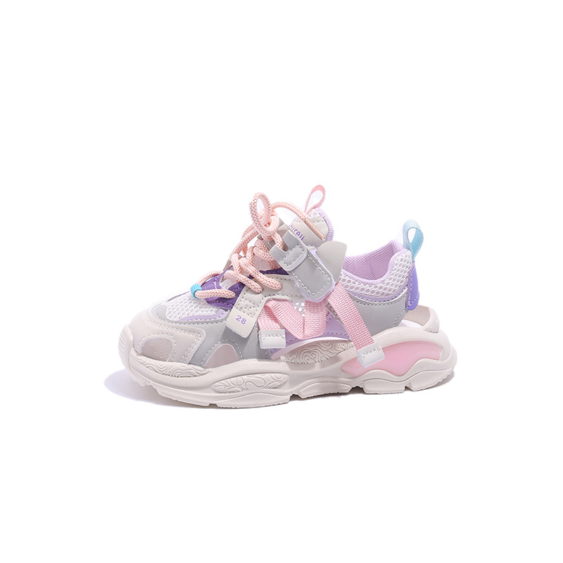 2025 nuevos zapatos de verano para niños, sandalias para niños y niñas, sandalias deportivas de malla única recortadas, zapatos para papá, medias sandalias transpirables