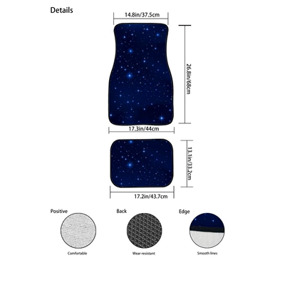 Universal Foot Pad, Universe Starry Sky Car Floor