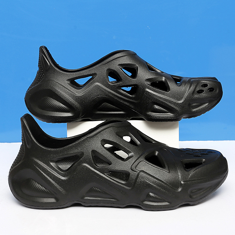 Nuevos zapatos con agujeros para hombres, verano, ocio, sandalias deportivas, zapatos de playa para hombres, zapatos antideslizantes de suela blanda image 3