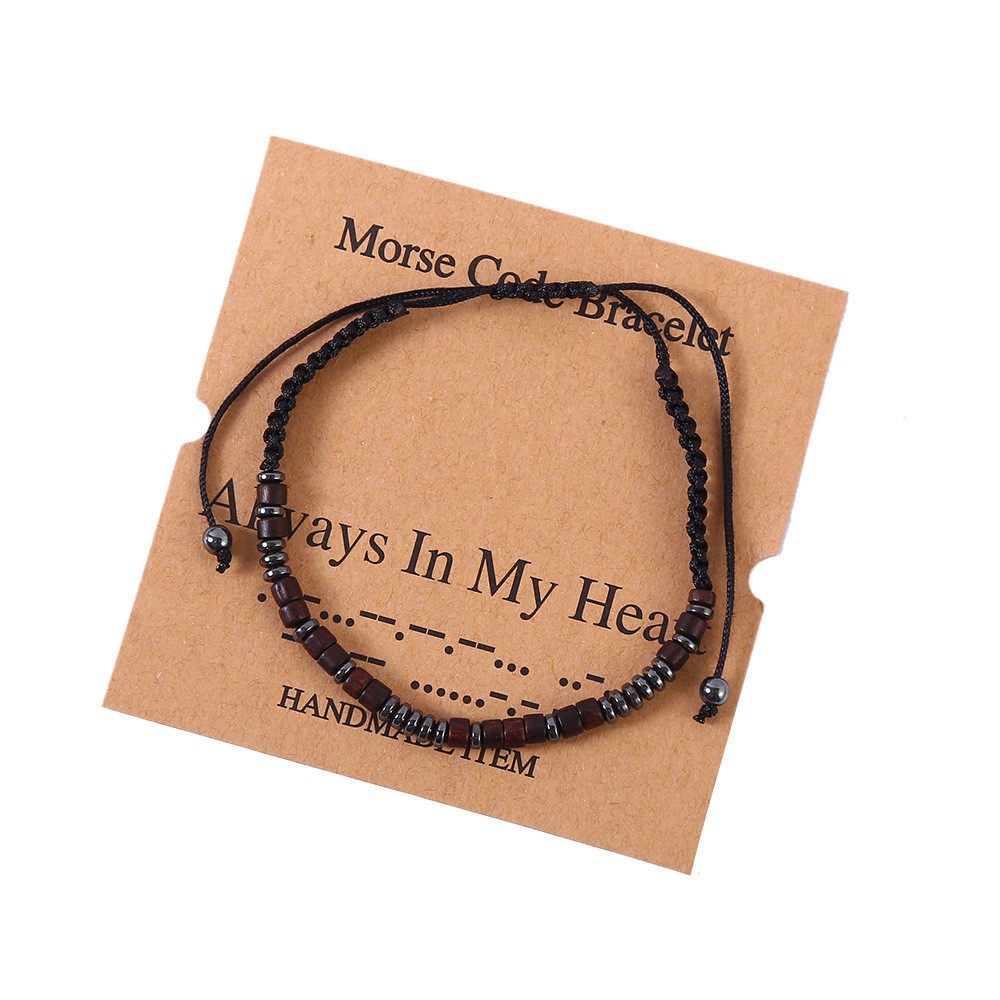 15g Weight Iron Stone Pendant Material Drawstring Bracelets Classification rope Chain Material 1 Piece Quantity Holiday, Daily Occasion rope, Iron Stone Material Geometric Pattern Unisex Gender Beaded, Braid Design Classic Style Style Classic Style Geometric Rope Iron Stone Wholesale Drawstring Bracelets 14