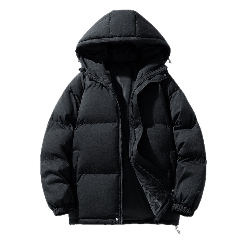Padded Winter Jacket For Men Hooded Warm Thickened Casual Style_voghion.com