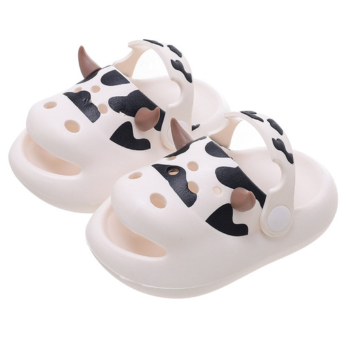Children's slippers summer infants and toddlers cartoon milk clogs boys and girls home indoor non-slip baby slippers