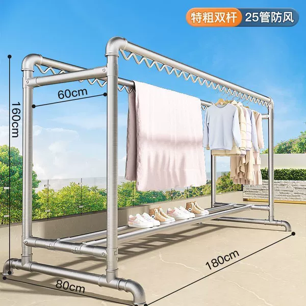 Windproof Hook [Extra Stable Double Row] Length 180 Height 160★♜