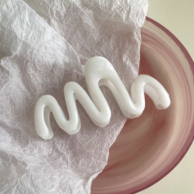 Pinza de Pelo Grande de Alta Gama para Mujer, Pinza de Pelo Acrílica Versátil para Cabello Grueso en la Parte Posterior de la Cabeza, Accesorio para el Cabello con Pinza de Garra.