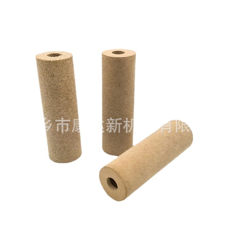 厂家订 做多规格铜粉末滤芯孔隙率高透气阻力小烧结青铜滤芯
