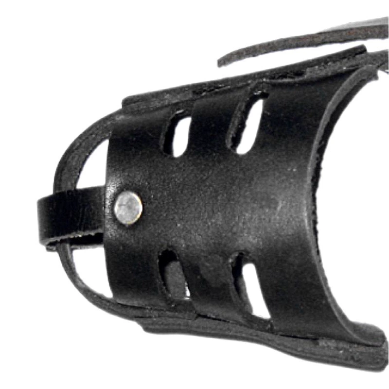 Поставка намордника из воловьей кожи, защита от укусов, намордник для собак, Кожаные детали Baolong