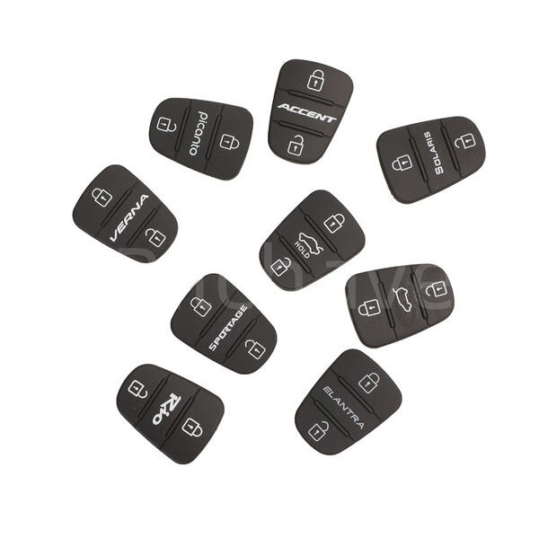 Modern folding silicone car keys