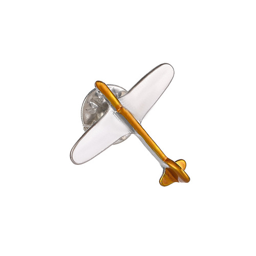 Exquisite brooch, cute little airplane suit pin, collar pin, new fashion corsage, female accessories, simple and personalized