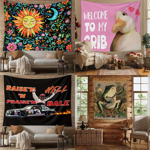 Cross-border Amazon Hanging Cloth ins Style Bohemian Tapestry European and American Tree of Life Background Cloth Atmosphere Wall Cloth