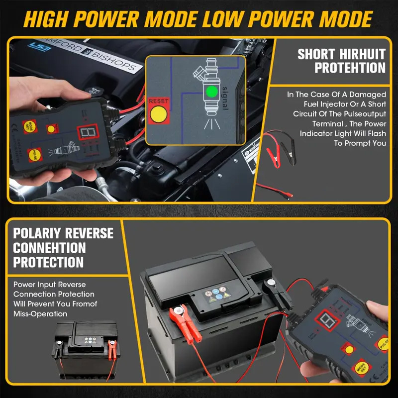 Car fuel injector tester, testing tool, cleaning tool, car repair tool, hot-selling in cross-border foreign trade