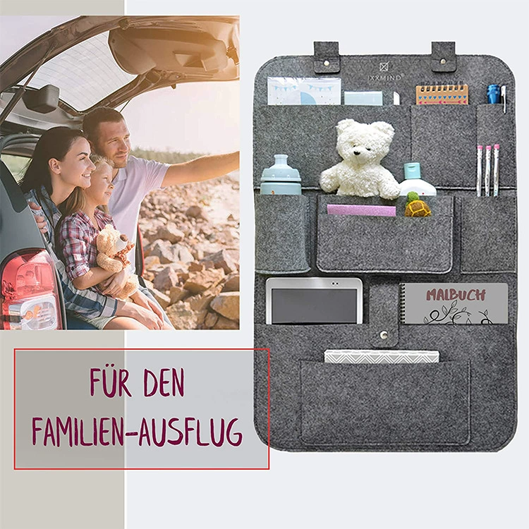 Внешняя торговля Специально для производителей прямых продаж автокресла сумка для хранения Высококачественная войлочная многофункциональная сумка для хранения