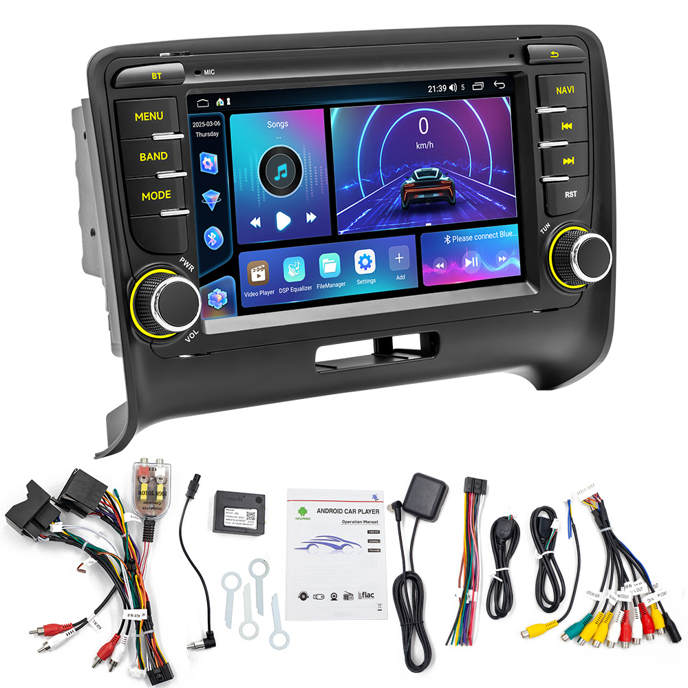Aplicable al 06 - 14 Audi TT Fang Yitong GPS Android controlado por el control central inteligente de la navegación de pantalla grande todo en uno