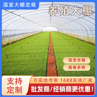 廠家果園蔬菜花卉大棚骨架鋼架架子配件養殖種植遮陽管蔬菜大棚