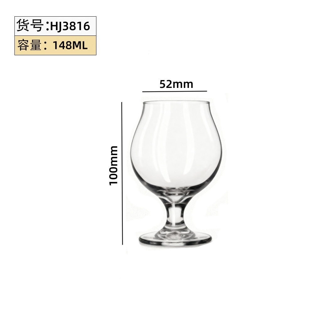 Taza de cerveza artesanal comercial mayorista de alto valor creativo de cristal de cerveza de impresión de logotipo de taza de bebida multifuncional