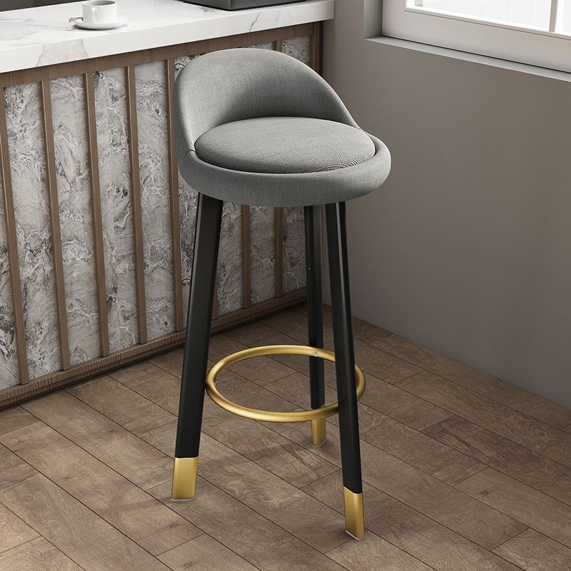 Gray fabric-Black Gold