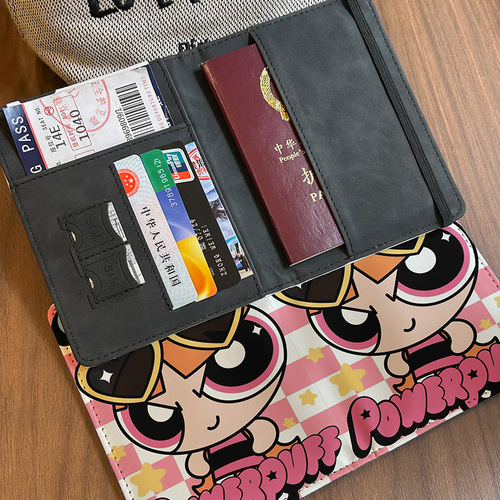 Space Pirate Girl Cosplay Passport Holder, Passport Cover, Document Organizer, Travel Passport Case, ID Holder