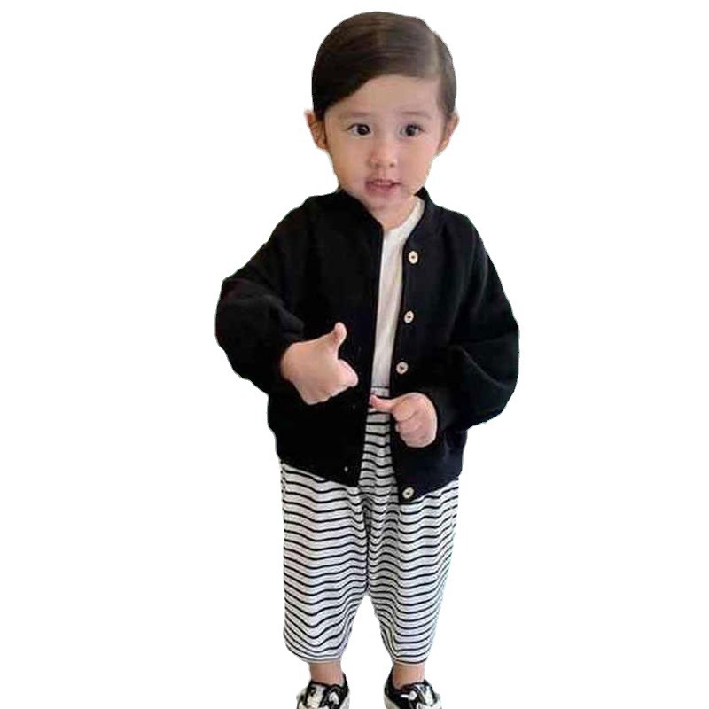 Children's girls' for autumn, outerwear, 2024 new style, small and medium-sized baseball jacket, children's stylish_voghion.com