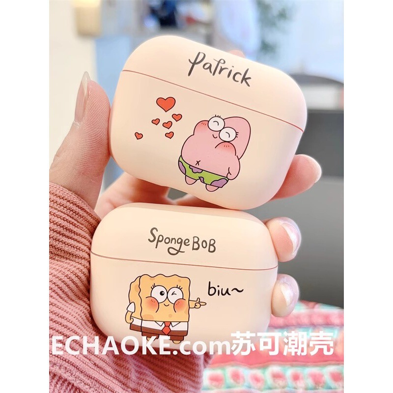 Spongebob Squarepants Is Suitable for Airpodspro2 Generation Patrick Star Airpods5 Apple 4Th Generation Bluetooth Protective Case Pro3 Spongebob Squarepants Is Suitable for Airpodspro2 Generation Patrick Star Airpods5 Apple 4Th Generation Bluetooth Protective Case Pro3