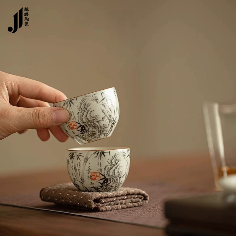 Retro home tea cup, tea set, DIY, simple and elegant design