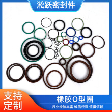 橡胶氟橡胶O型圈密封件密封条耐高温密封圈大尺寸批发防尘