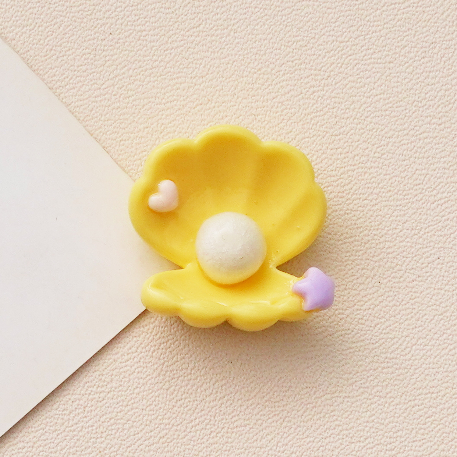 Perla Shell ~ lindo de dibujos animados crema pegamento teléfono Shell resina accesorios teléfono móvil cadena colgante DIY joyería hecha a mano image 8