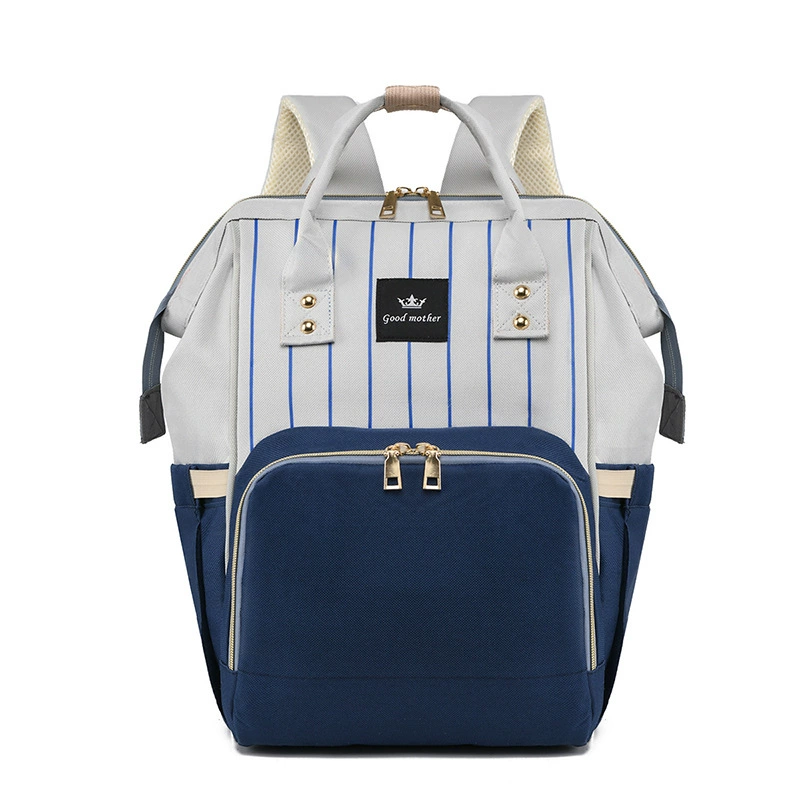 Сумка для мумии четырех сезонов большой емкости сращивания полосатая сумка для мамы легкая на открытом воздухе