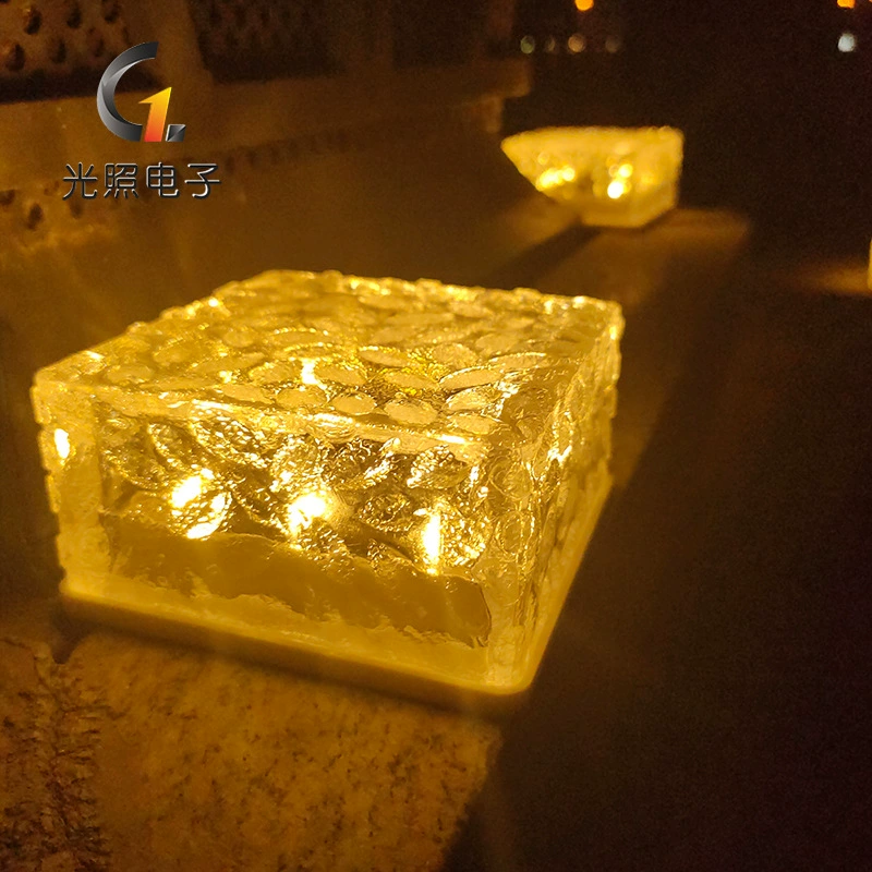 Солнечные уличные садовые фонари Вилла Декоративное освещение Терраса Открытый ледяной кирпич Пейзаж Сад Декоративные светильники