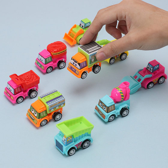 Automobile Engineering Vehicle Toy Cute Cartoon Huili Car Kindergarten Model Mini Huili Car Toy