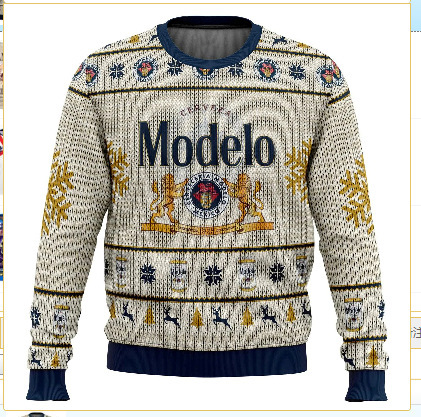 Linda asta asta Santa Claus estampado 3D hombre casual todo fósforo hombro recto manga larga suéter suelto cuello redondo suéter