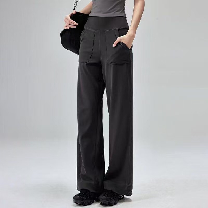 High-Waisted Wide-Leg Yoga Pants for Women, Tummy Control, Loose Fit, Slimming Pilates Training Leggings, New for Autumn 2025 High-Waisted Wide-Leg Yoga Pants for Women, Tummy Control, Loose Fit, Slimming Pilates Training Leggings, New for Autumn 2025