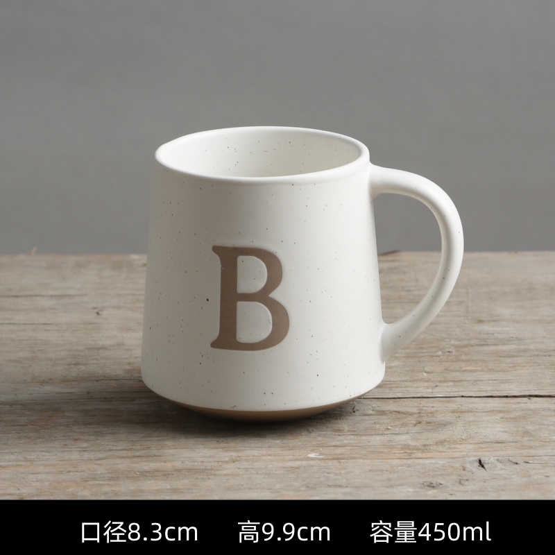 Taza de cerámica retro creativa de moda de estilo japonés taza de café simple taza de agua doméstica