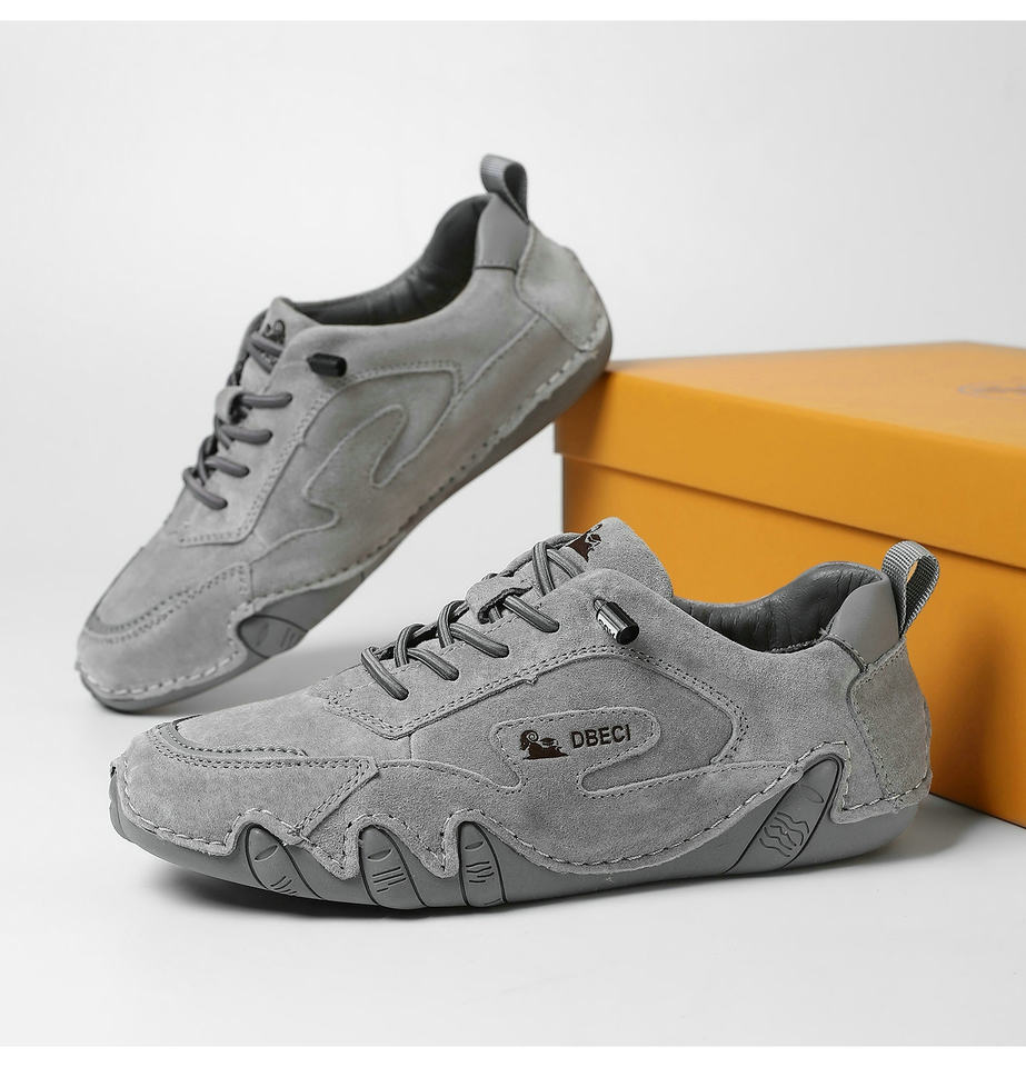 Giày thể thao unisex da thật cỡ lớn, đế bằng, phong cách ngoài trời năng động — 661-3 màu cát, 661-3 màu hồng, 661-3 màu nâu, 661-3 màu trắng chi tiết 36