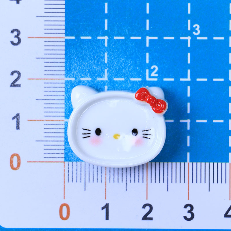 Kit de materiales para manualidades con pegamento de crema, diseño de dibujos animados con nariz pequeña, para decoración de fundas de teléfono, lazos para el pelo y zapatos