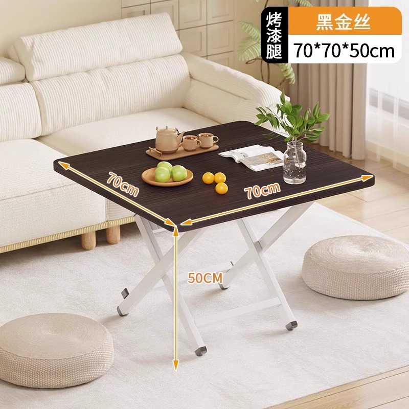 Mesa de comedor plegable, mesa redonda simple, mesa de alquiler, mesa portátil al aire libre, mesa de comedor cuadrada