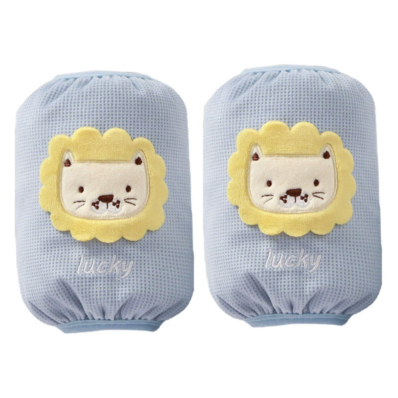 Детские осенне-зимние рукава, новые Противообрастающие Рукава, теплые милые детские рукава, анти-грязные рукава с вышивкой из мультфильма