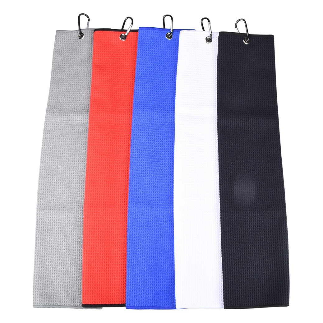 Toalla de golf microfibra waffle sudor-absorbente toalla piña Plaid Golf Rod toalla 40*60cm