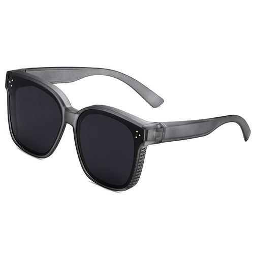 Polarized set of glasses, large-frame myopia sunglasses for men, summer sunglasses for drivers, women's high-end glasses