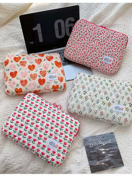 New laptop bag female 11 inch 13 inch 15 inch liner bag high color value ipad storage bag tablet student
