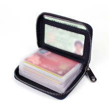 新款20卡位卡包女士精致高档男士防盗刷大容量卡夹多功能拉链钱包