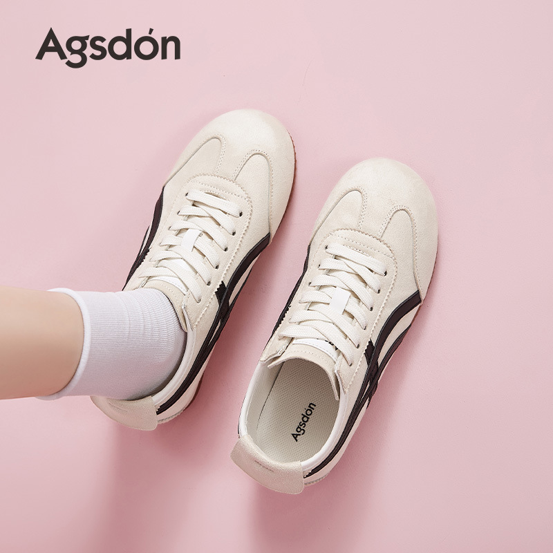 Summer white GAT shoes flat