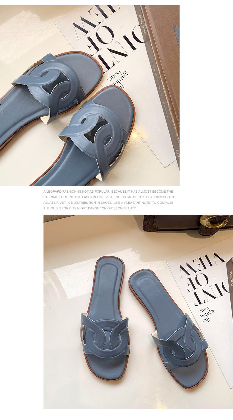 Hausschuhe Damen Sommermode Oberbekleidung 2023 Neue Net Red Beach Sandalen Hausschuhe Mädchen Herz süße Ins Sandalen_voghion.com
