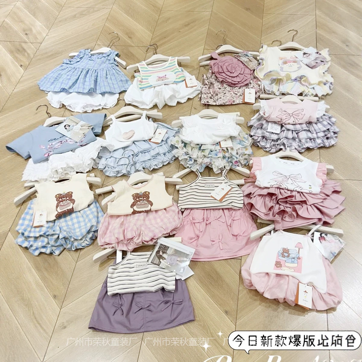 外贸儿童服装 中大小男女童宝宝连衣裙韩版宽松日常中长款卡通裙T