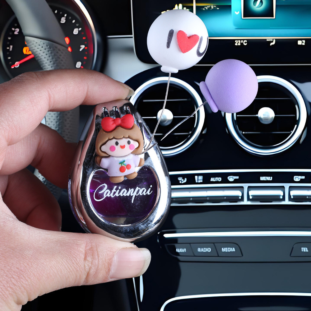 Fragancia de aromaterapia de coche, aire acondicionado, salida de aire, accesorios de coche, decoración de fragancia ligera de larga duración, accesorios de decoración de coche, Daquan femenino