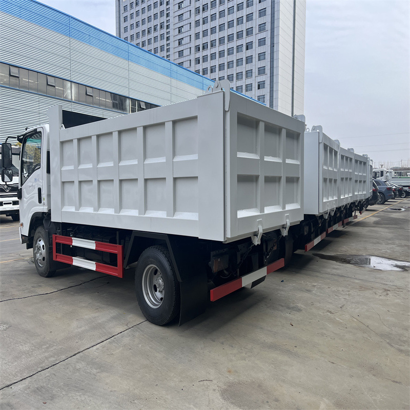 Isuzu 3-Ton Engineering Vehicle Dump Truck 6-Square Dump Transport Truck Isuzu Double-Row Truck Export Right-Hand Drive