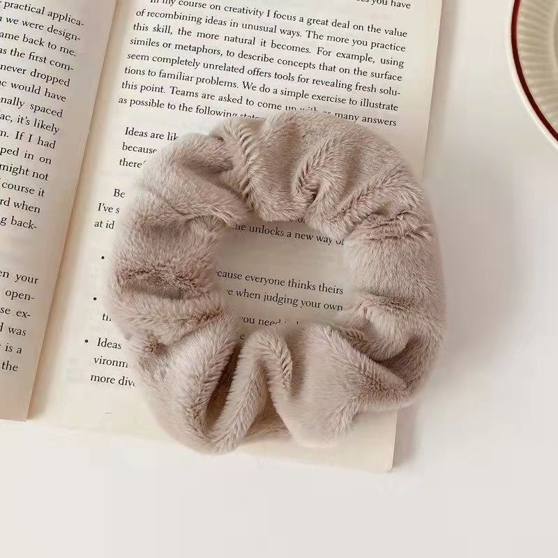 30수 토끼털 루프 - 카멜 색상