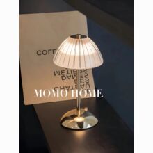 轻奢床头台灯水晶灯可充电调光北欧led氛围灯台灯ins风夜灯桌面灯