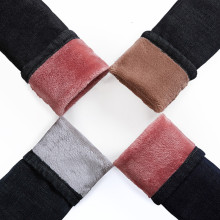 紧身加绒冬季加厚外穿牛仔裤女长裤保暖显瘦高腰韩版小脚裤铅笔裤