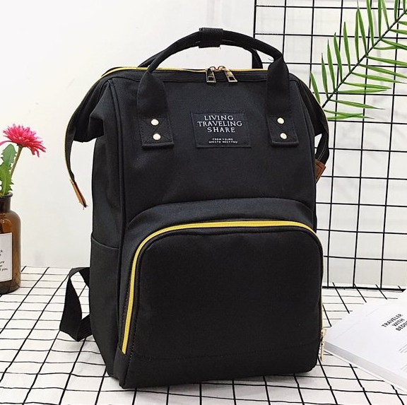 Bolsa de momia de fábrica de gran capacidad mochila de moda multifuncional bolsa materna e infantil nueva botella de alimentación de maternidad mochila de pañales al por mayor