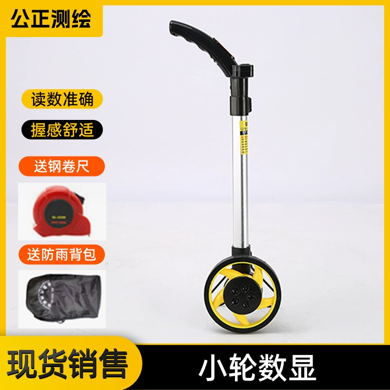 Оптовая продажа дальномер с цифровым дисплеем с ручным нажатием на открытом воздухе роликовая линейка измерительная линейка инженерные измерения Портативный Ручной дальномер